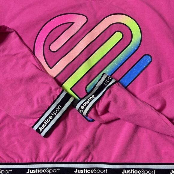 4/$30 Justice Sport Girl Junior T- Shirt Size XL (16-18) - Picture 7 of 15